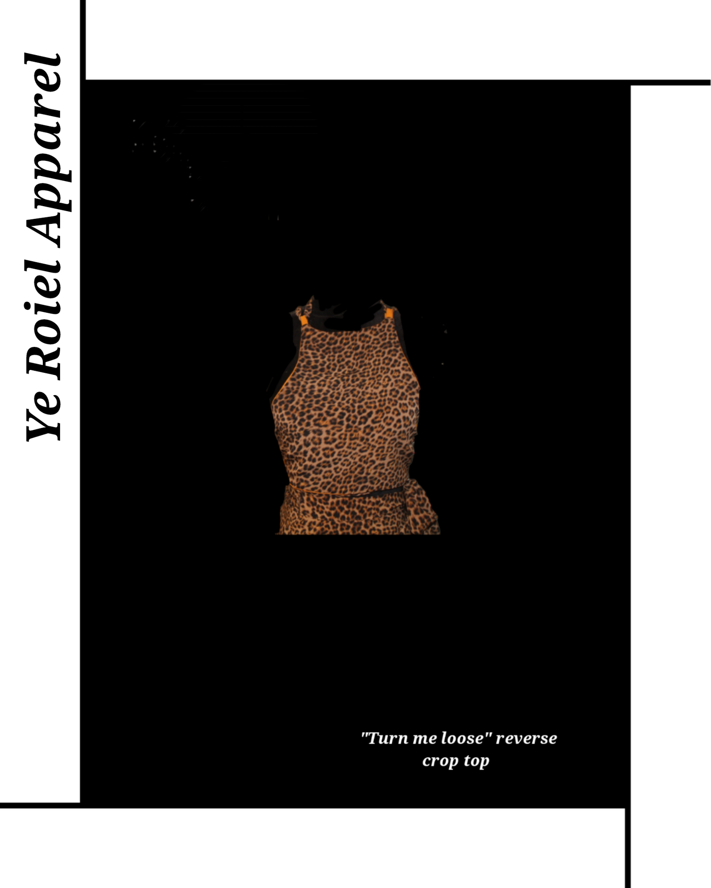 "Turn me loose" reverse Crop top