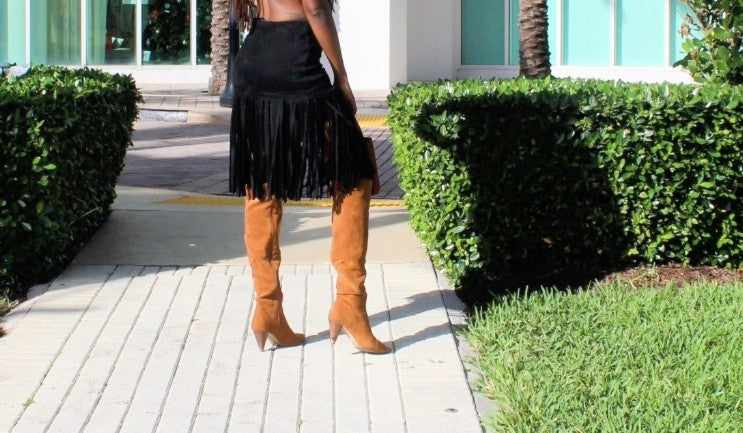 "Shake It Baby" fringe skirt