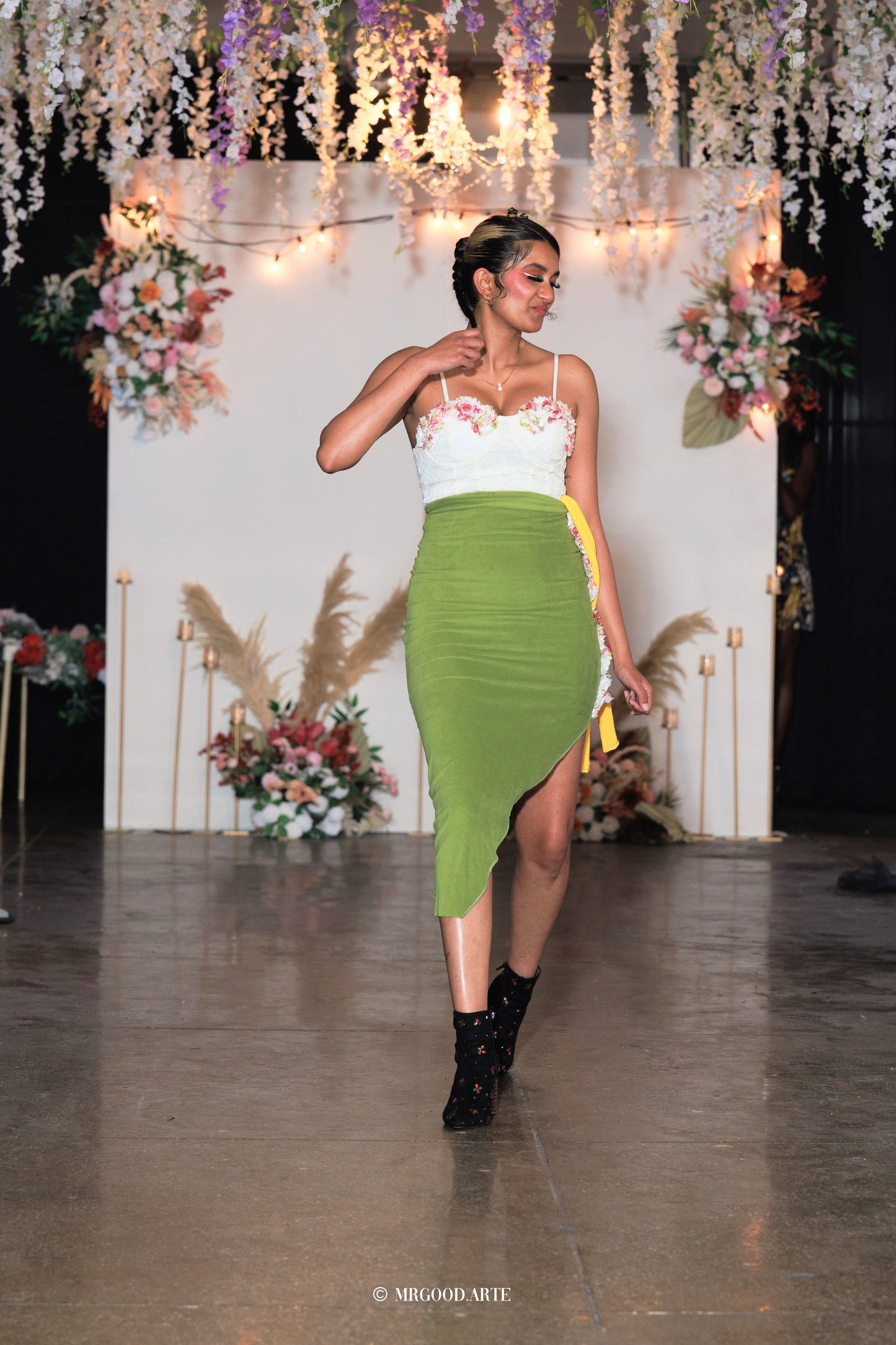 "Roiel Flower" skirt